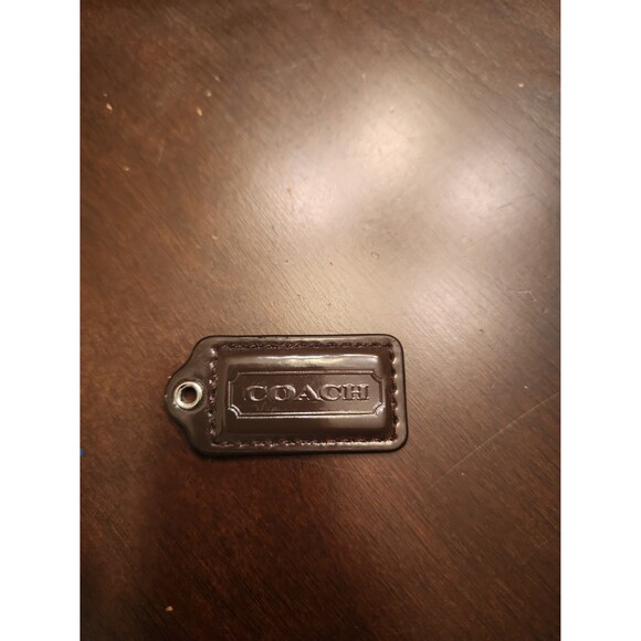 Coach Brown Jacquard Fabric Monogram Tote w/ Side Drawstrings & Leather Accents - Picture 11 of 11